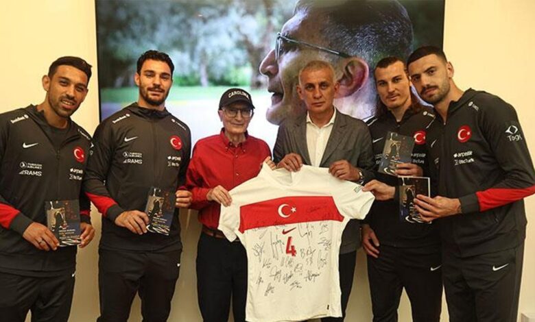 TFF Başkanı İbrahim Hacıosmanoğlu ve Merih Demiral'dan Aziz Sancar'a ziyaret 11 TFF Başkanı İbrahim Hacıosmanoğlu ve Merih Demiral'dan Aziz Sancar'a ziyaret- Futbol