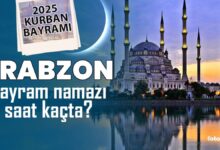 Trabzon bayram namazı saat kaçta? | 2025 Diyanet Trabzon Kurban Bayramı namaz saatleri- Ligler