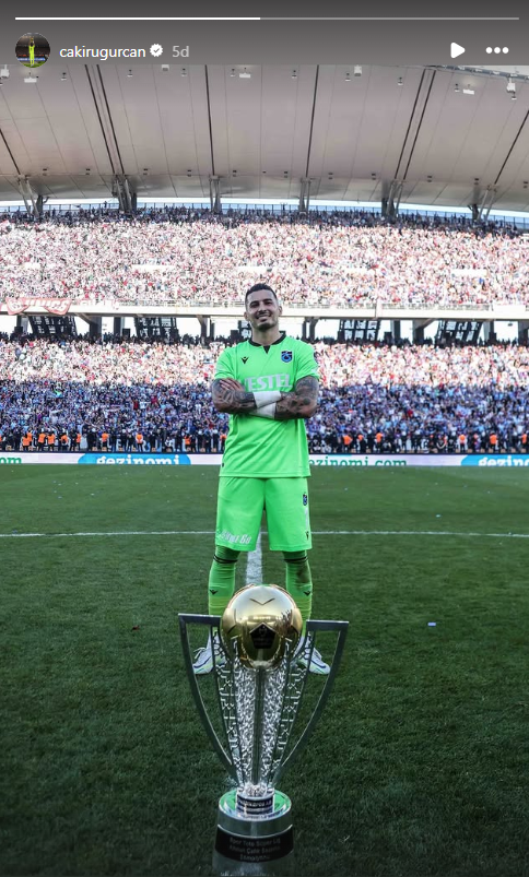 Trabzonspor'da Uğurcan Çakır'dan flaş paylaşım!- Trabzonspor