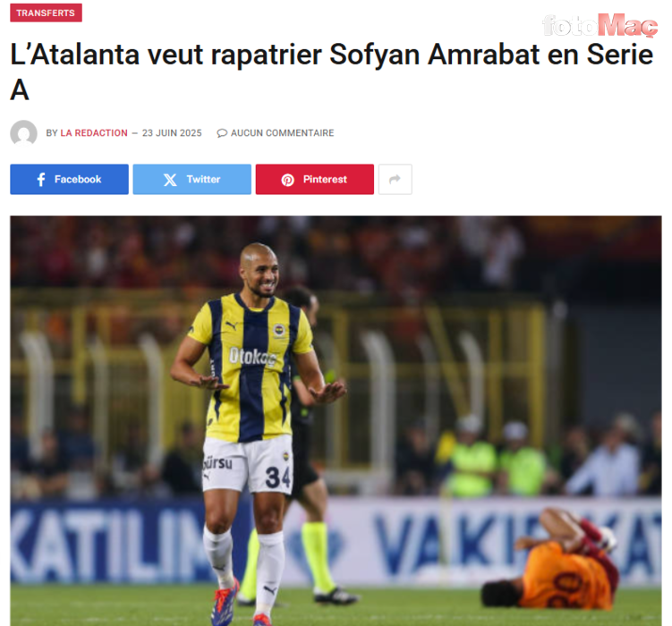 TRANSFER HABERİ | Fenerbahçe'de ayrılık kapıda! Sofyan Amrabat...- Fenerbahçe