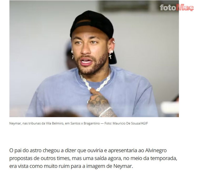 TRANSFER HABERİ - Fenerbahçe'ye Neymar'dan kötü haber! İmzayı atıyor- Fenerbahçe
