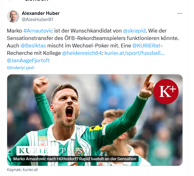 TRANSFER HABERLERİ - Beşiktaş'ta Marko Arnautovic sesleri!- Beşiktaş