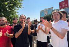 3. Lig futbolcularından bakanlık önünde açıklama- Ligler