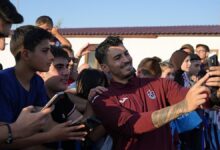 Trabzonspor'da futbolcular Erzurum'da taraftarla buluştu- Futbol