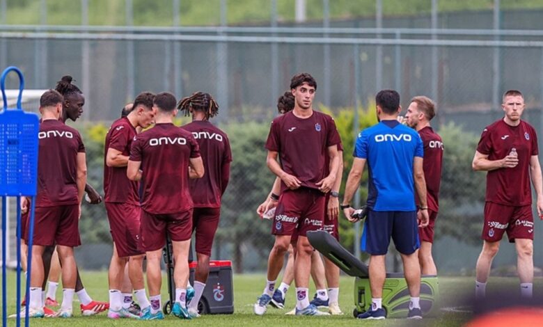 Trabzonspor'un yeni sezon hazırlıkları devam ediyor- Beşiktaş