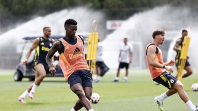 Fenerbahçe'de Feyenoord maçı hazırlıkları sürdü- Futbol