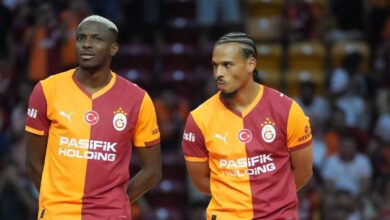 Galatasaray'da Sane ve Osimhen için imza töreni düzenlendi- Futbol