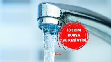 BURSA SU KESİNTİSİ: 13 Ekim Pazartesi Bursa'da sular ne zaman gelecek? Bursa hangi ilçelerde su kesintisi olacak?- Diğer Sporlar